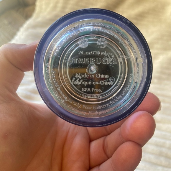 Starbucks MIRRORED CAT EYE SUNGLASSES Teal Venti Cup Tumbler Excellent Condition - Picture 4 of 4